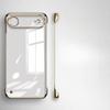 Ultra Thin Frameless Case for Iphone 17promax Air Slim Hard Shockproof Bumper Transparent Cover For iPhone17 17pro Air