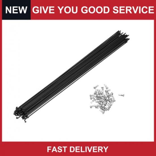 

Bike Bicycle Spokes 14G 295MM Mountain Bike Spokes steel 36 Pcs