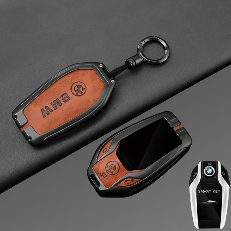 Car Key Case Cover Fob Protector Shell for BMW Display LED 5 7 series G11 G12 G30 G31 G32 i8 I12 I15 G01 X3 G02 X4 G05 X5 G07 X7 dnsh52