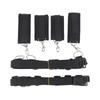 Restraint Set Bondage Handcuffs & Ankle Fetish Cuffs Slave On The Bed Open Leg Flirt Sex Toys For Women Couples