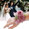 1PC Suit Corsage Pins Elegant Corsage Bracelet Wedding Non-Fading Silk Rose Bridesmaid Wrist Flower Groom Boutonnier