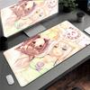 Anime Nekopara Cute Girl Carpet Large Computer Desktop Protect Cushion XXL Gaming Lock Edge Thicken Mouse Pad Speed Keyboard Mat