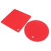 5 PCS 2 Round 3   Silicone   Mat Multipurpose Hot Pads for Hot Dishes Tables