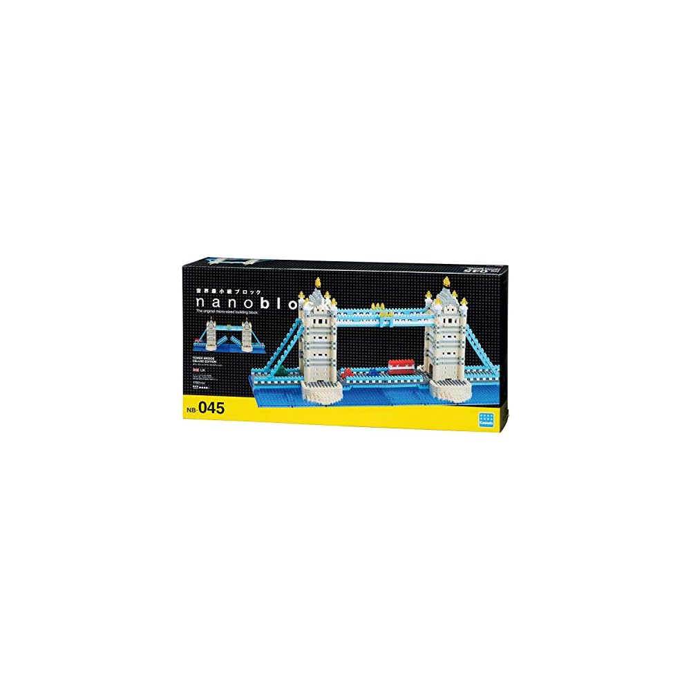Nanoblock Tower Bridge Deluxe Edition Building Set NB-045 with Detailed Design and Miniature Architecture