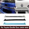 For Toyota Corolla Cross -2024 2025 ABS Chrome Rear Trunk Lid Cover Tailgate Boot Back Door Trim Molding Protector Strip