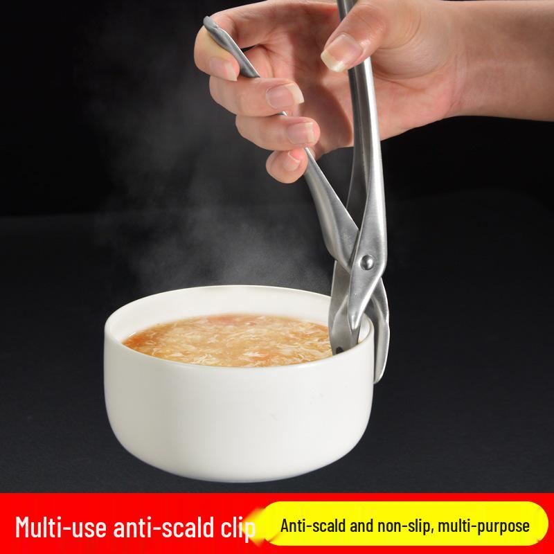 304 Stainless Steel Non-Slip Anti-Scalding Plate & Bowl Lifter