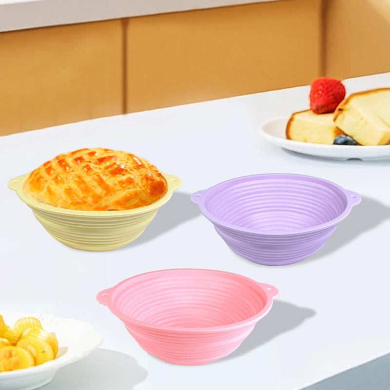 Silicone Toast Bread Baking Mold - Food Grade, Foldable Bread Basket Pan