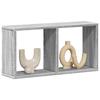 VidaXL Wall Cabinet 60x16x30 Cm Sonoma Grey Engineered Wood 854882