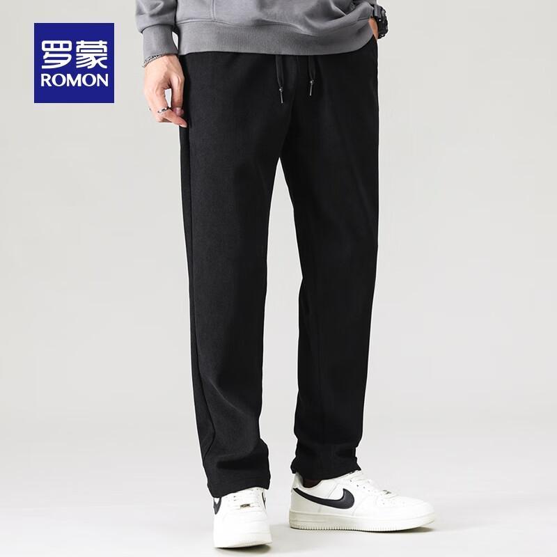 

Romon Men s Fleece-Lined Corduroy Straight Leg Pants 3XL