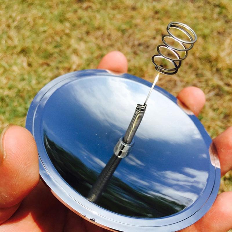 Concave Mirror Outdoor Survival Fire Solar Spark Lighter Emergency Fire Tool Camping Hiking Supplies