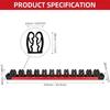Screwdriver Organizer Magnetic Tool Holder Strip Wrench Organization And Storage Rack for Auto Repair Electricians Carpenters