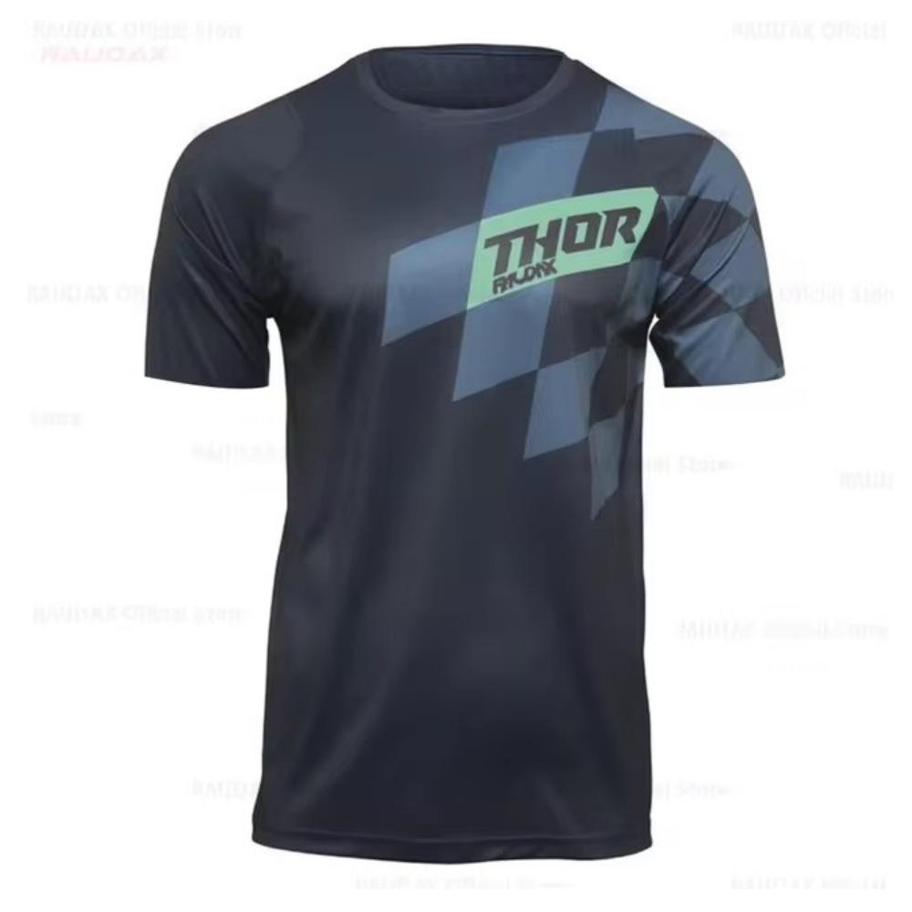 2024 New Cycling Shirt Downhill Mountain Bike Riding Suit Off-Road Motorcycle Quick-Dry Breathable Descent Suit