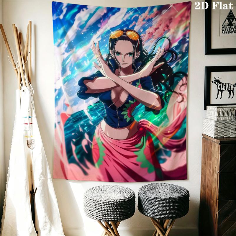 Boa Hancock Wall Tapestry Aesthetic Wall Hanging Printed Fabric Blanket Decorative Tapestries For Bedroom Living Room Home Decor