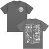 Camisetas de Anime Jojo's Bizarre Adventure Manga para Hombres y Mujeres Casual Algodón Mangas Cortas Top Oversize
