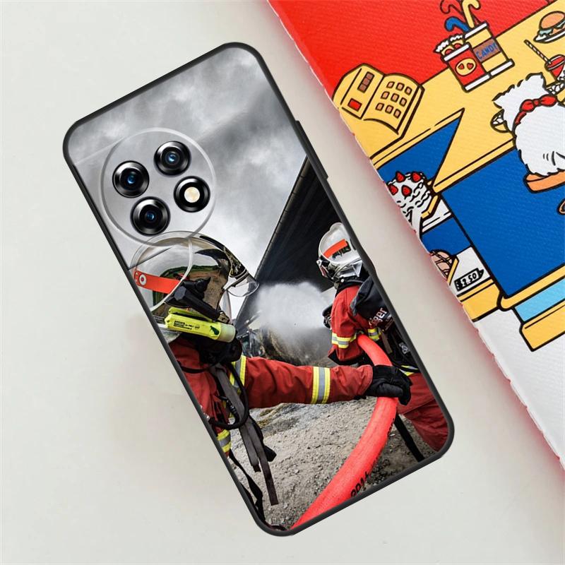 

Firefighter Heroes Fireman Case For OnePlus 12 12R 11 9 10 Pro 10T 8T 10R 9R Nord CE 2 3 4 Lite N10 N20 N200 N30 Cover OnePlus Nord N20