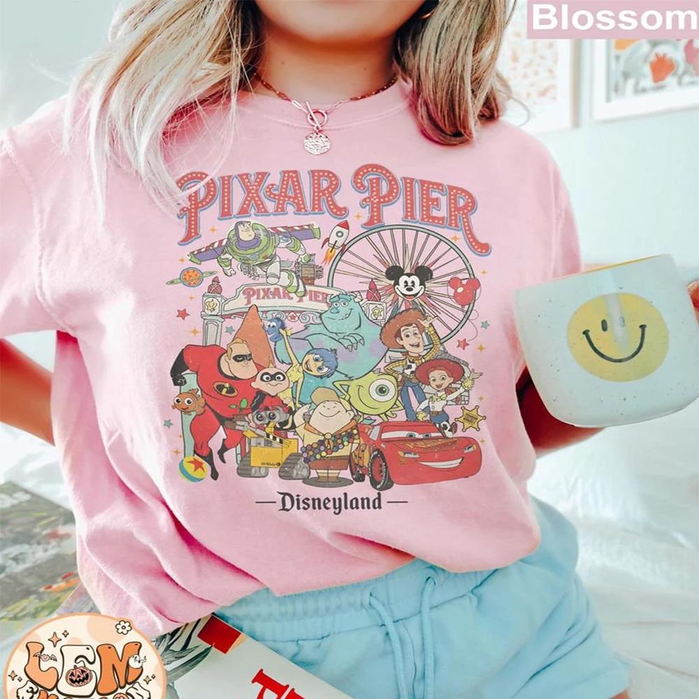 2025 Trendiger Lässiger Familien-Neuer Unisex und Unisex Lässiger Pullover Toy Story Zeichentrickdruck Mode Allmatch T-Shirt