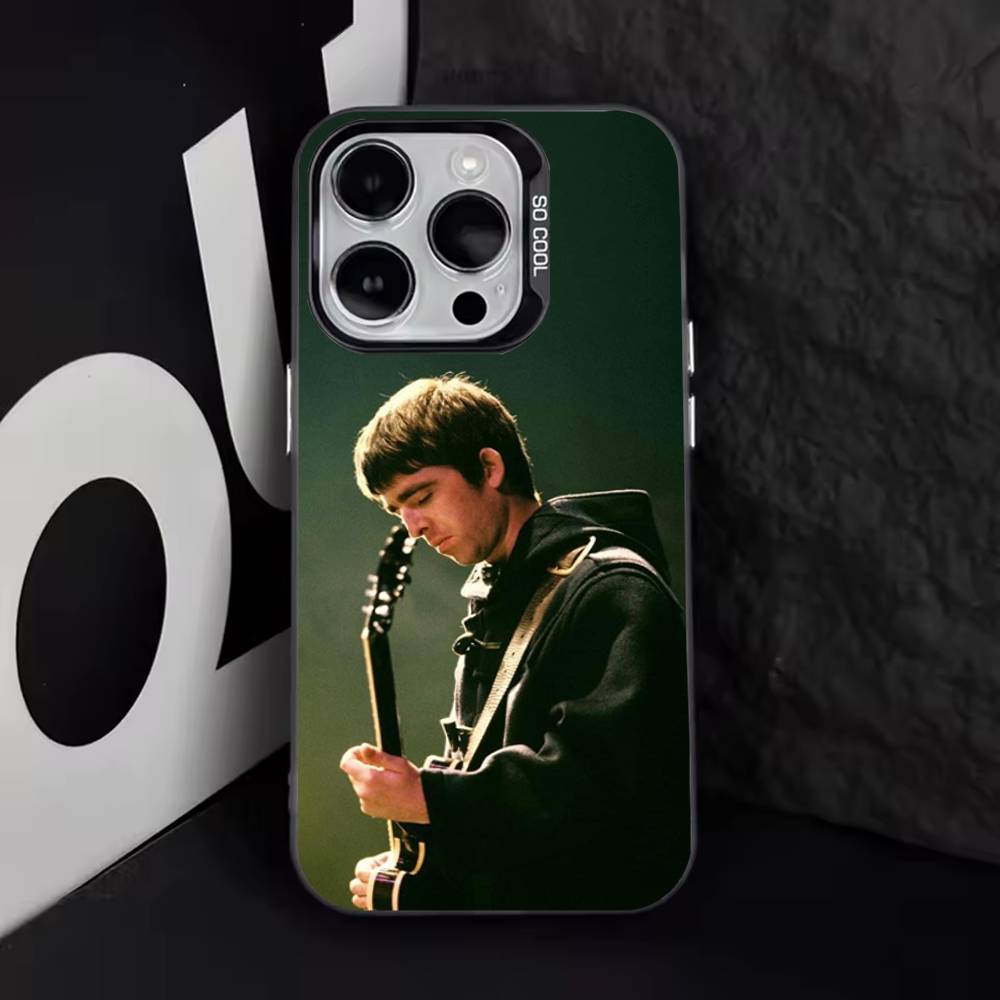 L-Liam G-Gallagher Singer For iPhone 17,16,15,14,13,12,11,Pro,Max,Plus,E,Air,Mini Anti Fall Black Matte Hard Bumper Phone Case