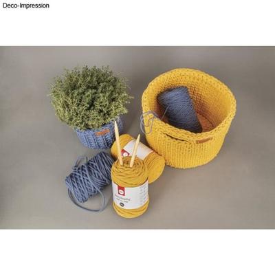 Braidy Recycling Thread - Braidy - 4mm - Honey Yellow - 250g Ball - 65m