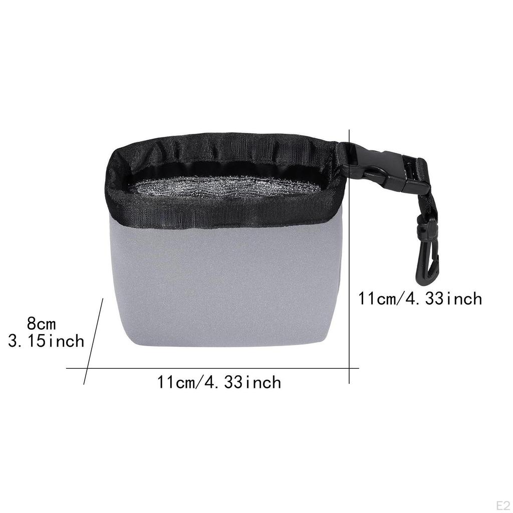 Golf Ball Cleaning Bag Washer Detachable Clip Portable Multifunction Organizer, Cleans Club