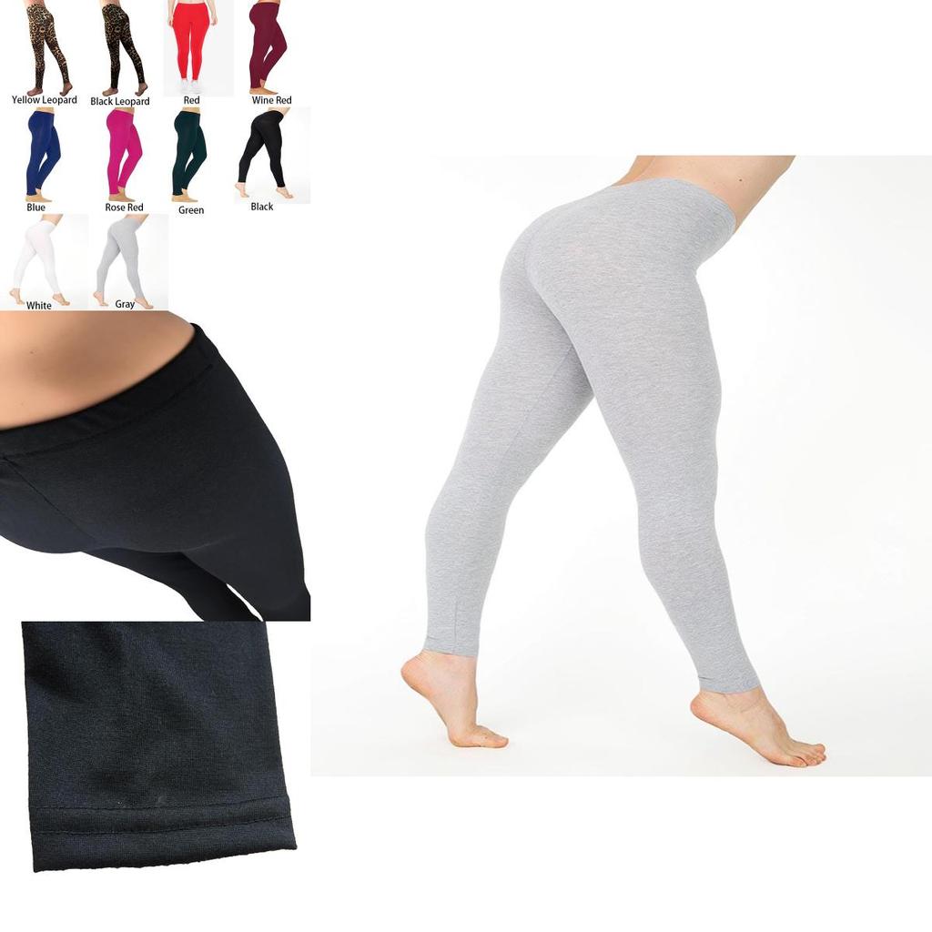 Full Women Fashion Length High Waist Leggings Soft Warm Thick Pants Stretch