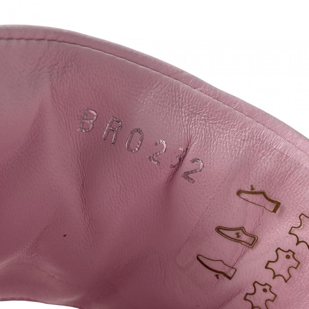 Used LOUIS VUITTONSandals Pink Leather Women