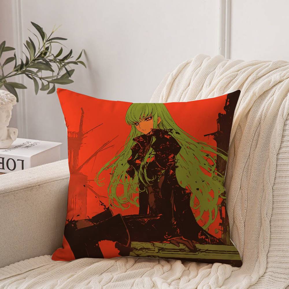CODE GEASS Lelouch Of The Rebellion Pillow Case Home Decor Throw For Sofa Bed Car Room Decor Gift Idea