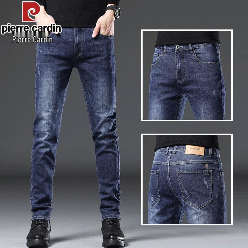 Pierre Cardin Men's Straight-Leg Stretch Denim Jeans
