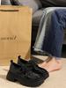 2025 Trendy Thick-Soled Women's Leather Shoes: British College Style, Height-Enhancing, Versatile, Ins-Japanese JK Fashion