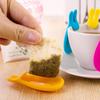 Fashion Silicone Gel Rabbit Shape Tea Bag Infuser Holder Rabbit Teas Bags Holder Retainer Random Colors Mug Accessory Gift