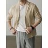 Hengyuanxiang Men's Linen Blend Casual Blazer