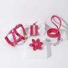 Velvet Laser Engraved Pet Collar with Zinc Alloy Buckle for Small and Large Dogs