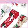 Creative Christmas Tree Print Ribbon For Festive Holiday Decor In Polyester Material