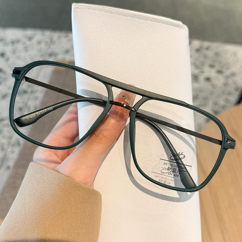 Large Frame Anti-blue Light Glasses Frame Ultra-light Can Be Equipped With Myopia Glasses Frame Flat Light Glasses MH31228