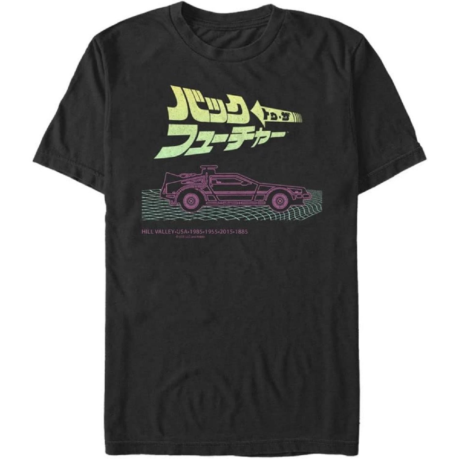 

Back To The Future Men s Big & Tall Vapor Wave Kanji XXXXXL різнокольоровий