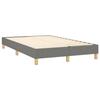 Maison Exclusive - Sommier à lattes de lit avec matelas Gris foncé 120x200cm Tissu