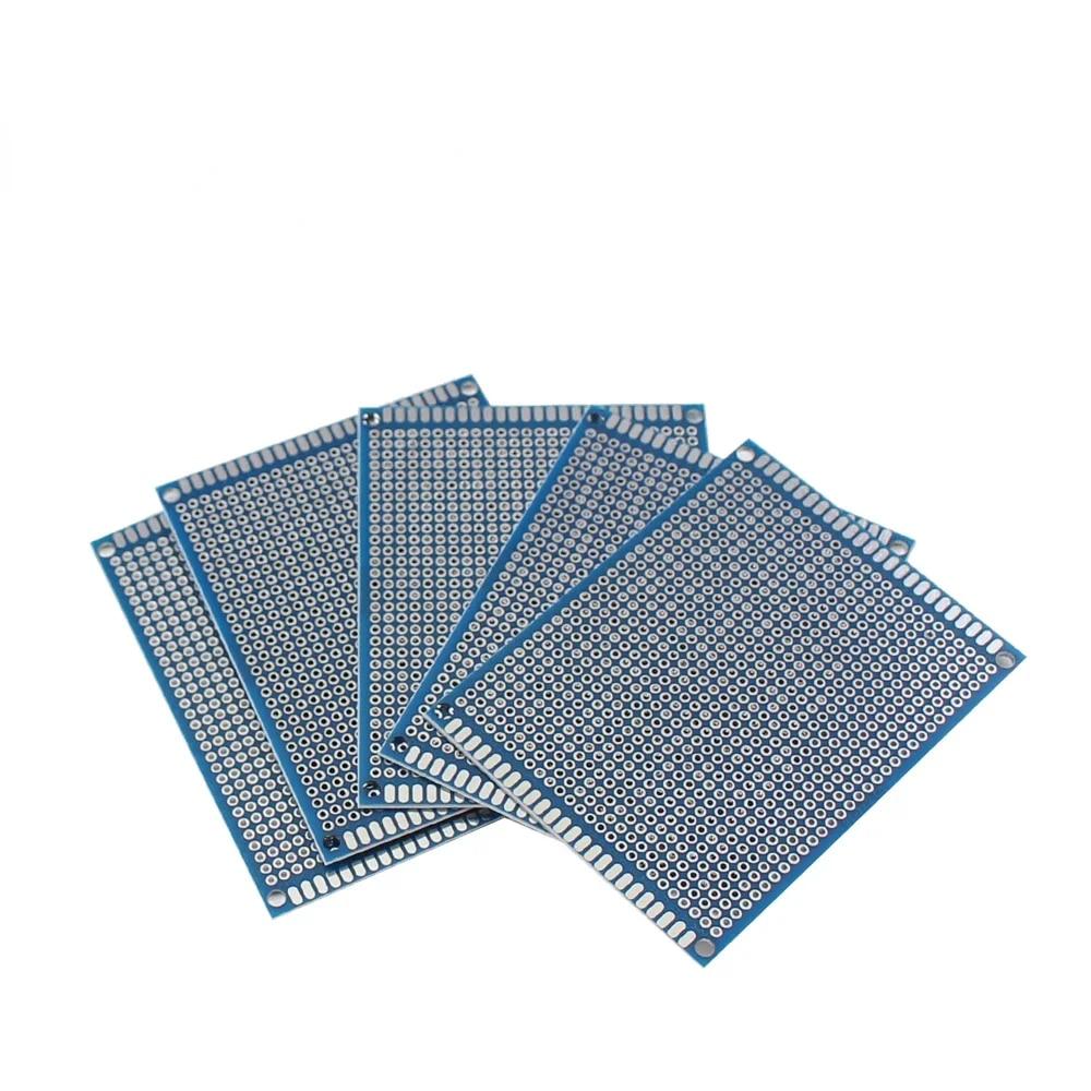 10PCS Double Side PCB Board Prototype Welded Circuit Board Electronic Componentfor DIY Welding Compatible for Arduino