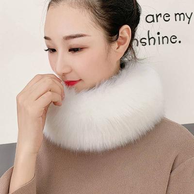 Leather Fur Warm Neck Protection Imitation Love Scarf Mountain River Scarf Winter Lady