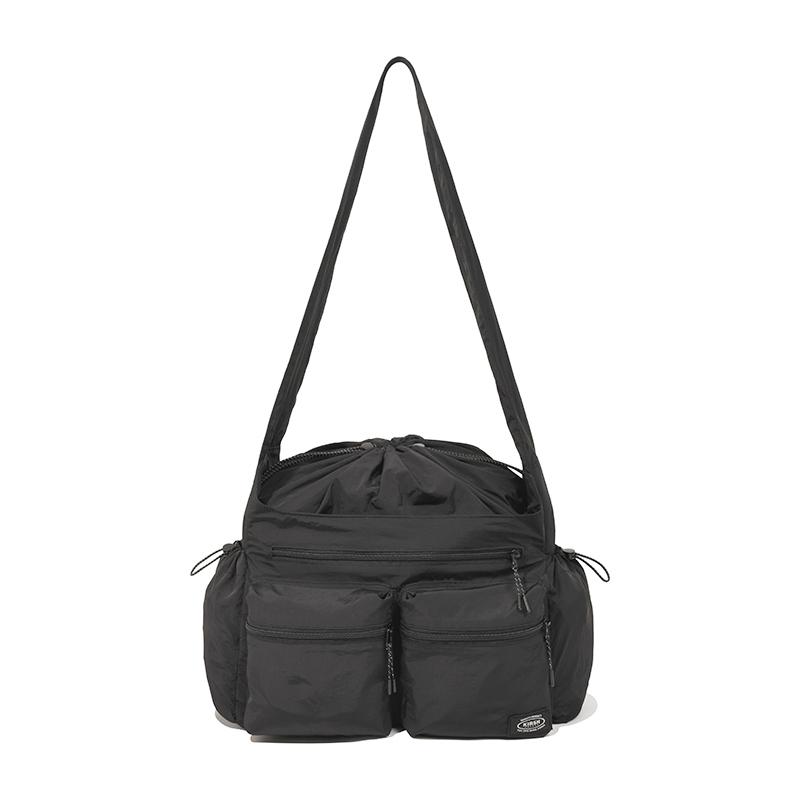Kirsh Pocket Drawstring Crossbody Bag [Black]