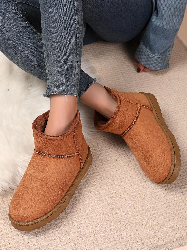 Snow boots women's new thickened cotton shoes women's cotton boots piled medium boots children