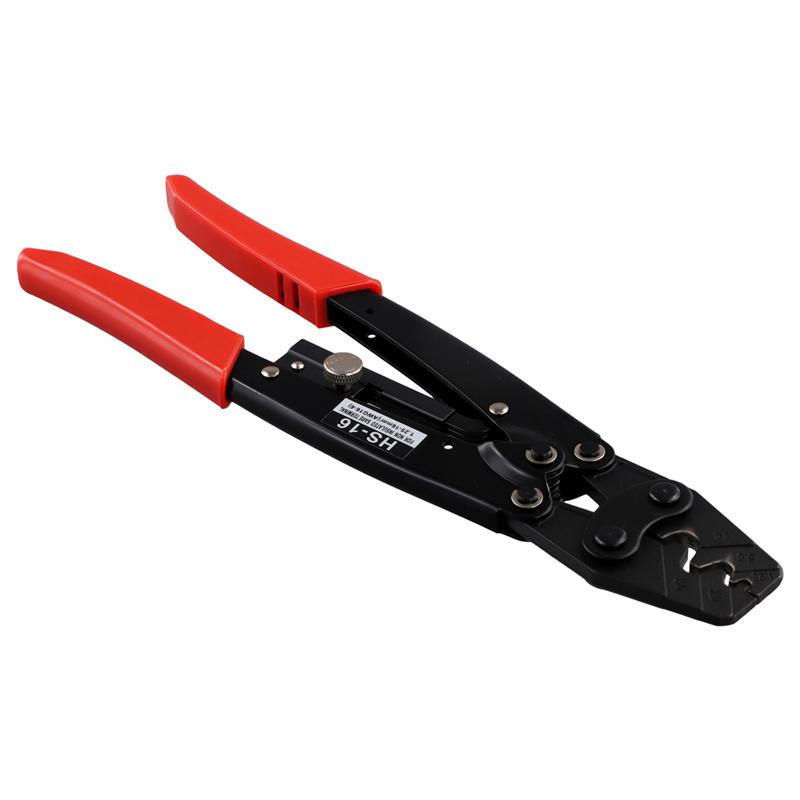 2025 Trend HS-16 Crimper Plier Ratchet Type Bare Terminal Crimping Pliers OT UT Crimping Tool Electric Terminal 1.5-16Mm²