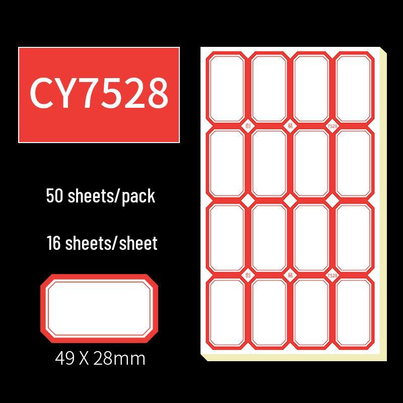 Handwritten Self-Adhesive Label Stickers for Office and Memo Marking