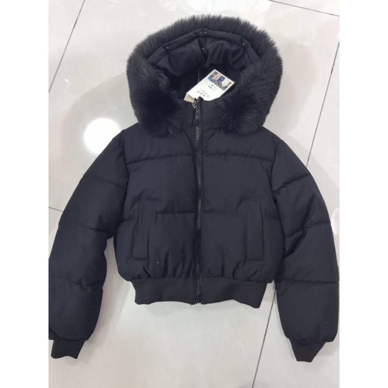 Giacca Piumino Corta Invernale Luminosa Stile Coreano Donna Spessa Calda Aderente Sottile Cappotto