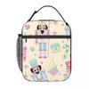 Nutcracker Ballet Christmas Theme Pattern Insulated Lunch Bag for Women Children Leakproof Food Boxes Thermal Lunch Box Tote