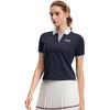 FILA Tennis Knitted Quick-Dry Short Sleeve Polo Shirt Women tops A51W623101F-NV