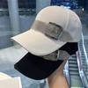 Casual Baseball Cap With Rhinestone Embellishments And Sun Protection For Spring Summer Wear