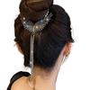 Angel Wings Tassel Hair Clip for Ponytails & Buns