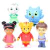5pcs Tigers Daniel Neighborhood Friends Action Figures Kids Christmas Toy Gift