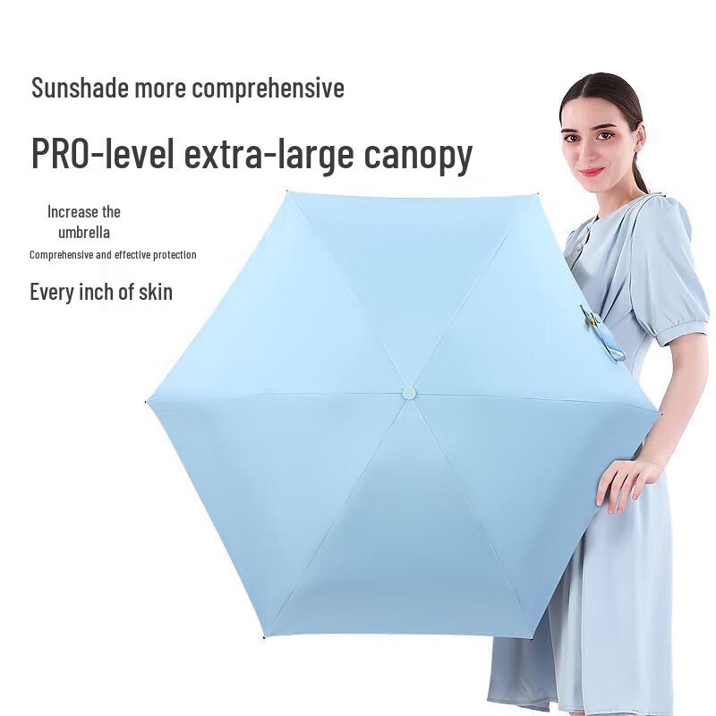 YUHANG Mini Capsule 5-Fold Sun/Rain Umbrella
