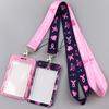2pcs Support Phone Holder Ribbon Lanyard Neck Strap Quick Release Buckle for Keys and Phones Awareness Accessories