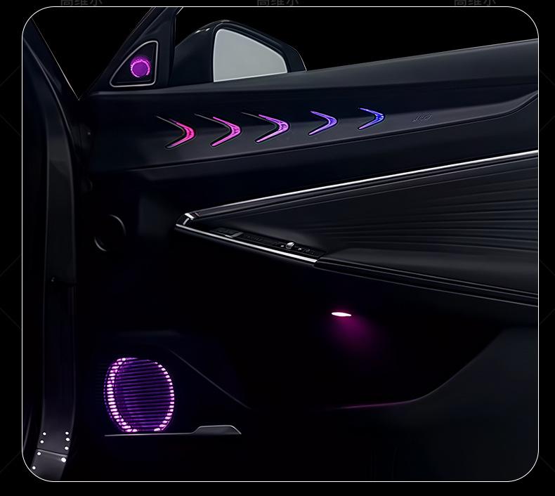 Compatible Ambient Light Replacement for Geely Boyue L/PRO/X/COOL Interior - Dynamic Flowing Design